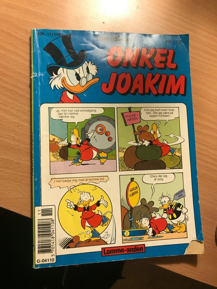 Bøger og blade Onkel Joakim blade