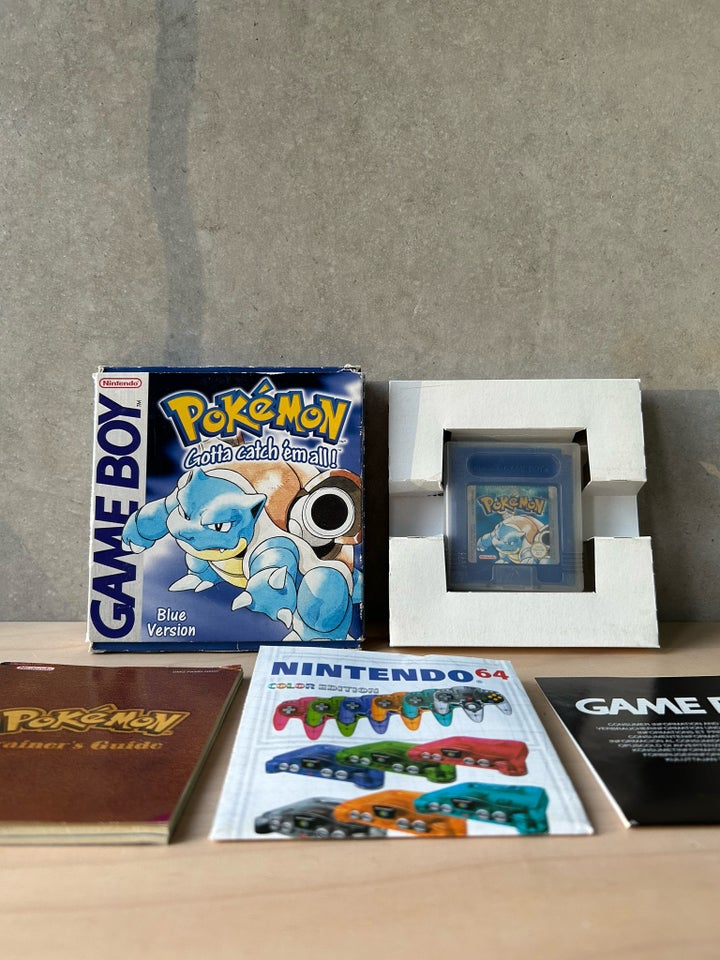 Pokemon Blue (Complete, Game Boy),