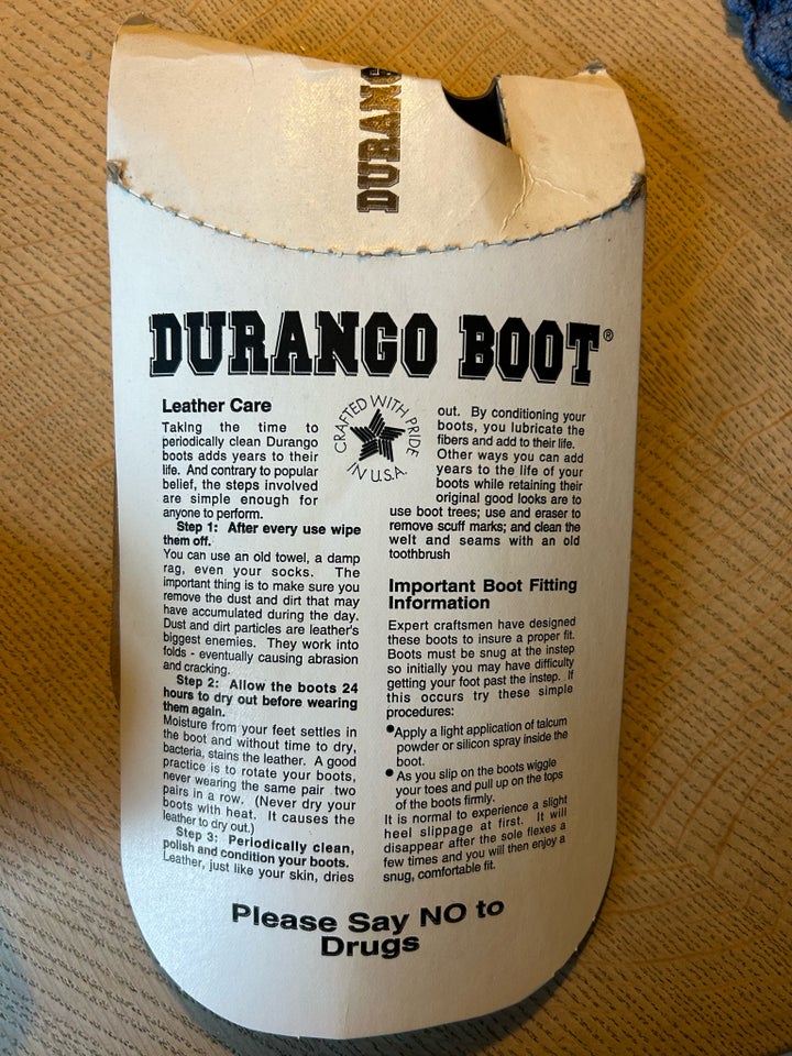 Støvler, Durango boot, str. 41,5