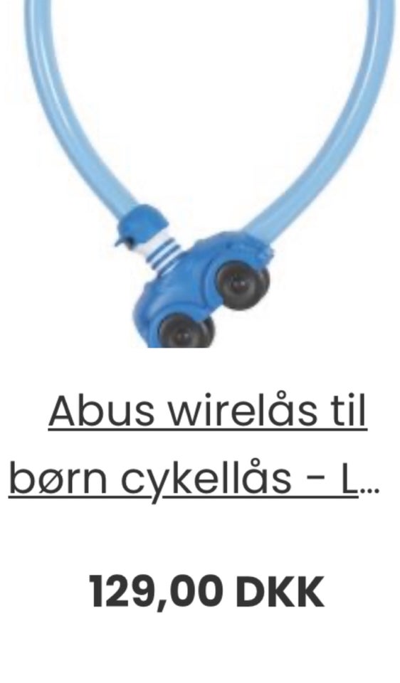 Cykellås ABUS