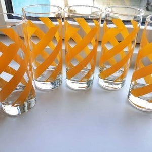 Glas retro drikkeglas FAST PRIS