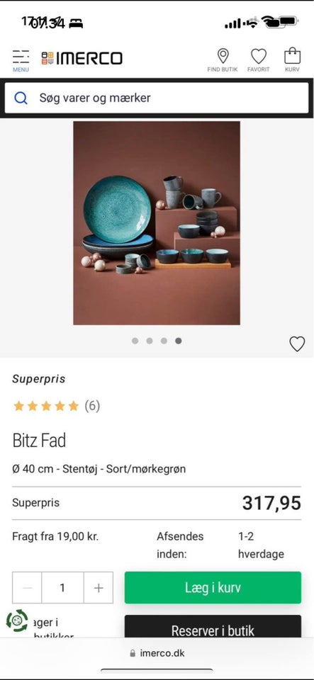 Stentøj Fad Bitz