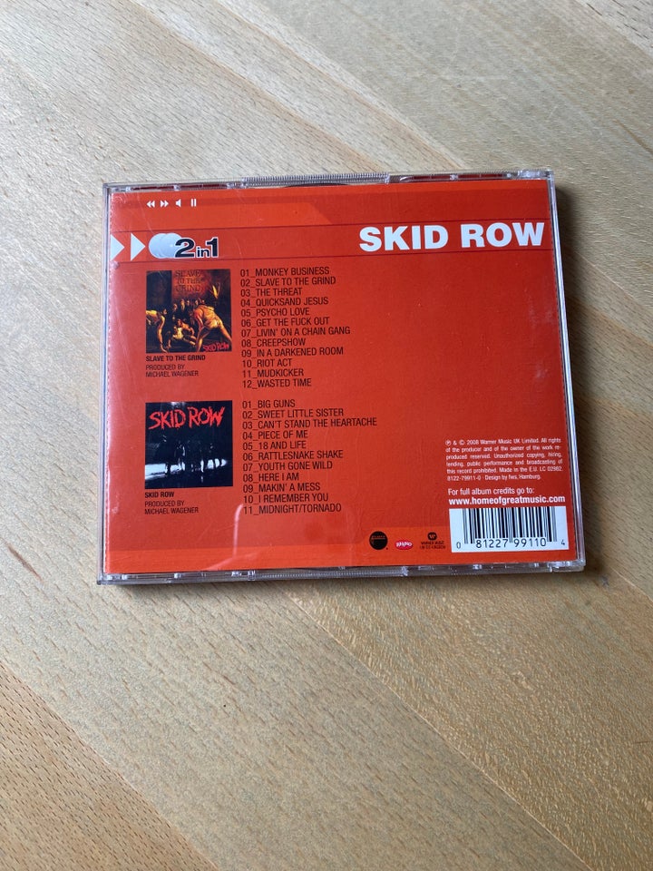 Skid Row: Samling rock