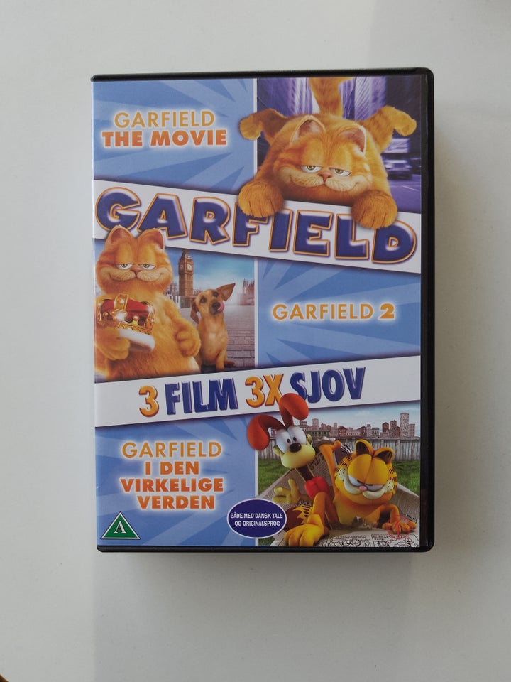 Garfield boks, DVD, familiefilm