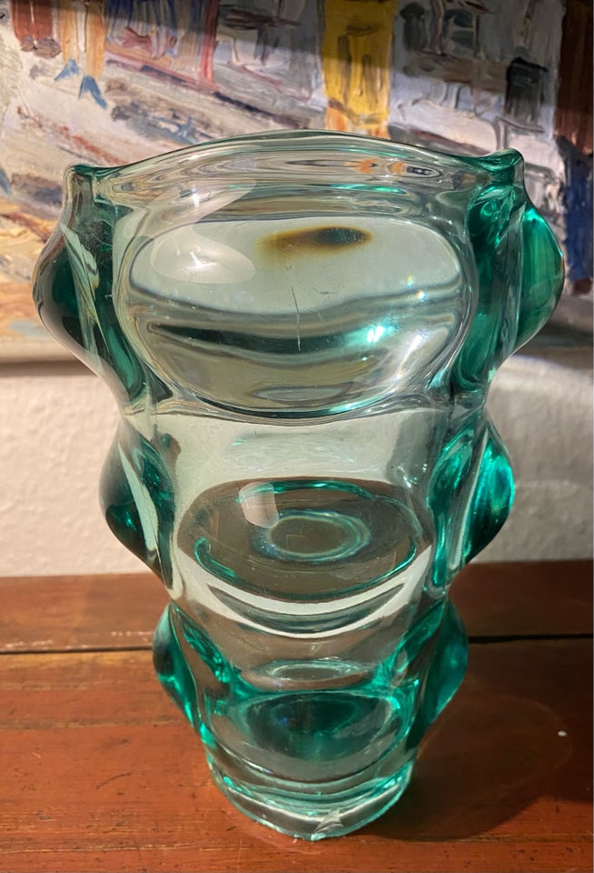 60'er grøn vase, Vintage