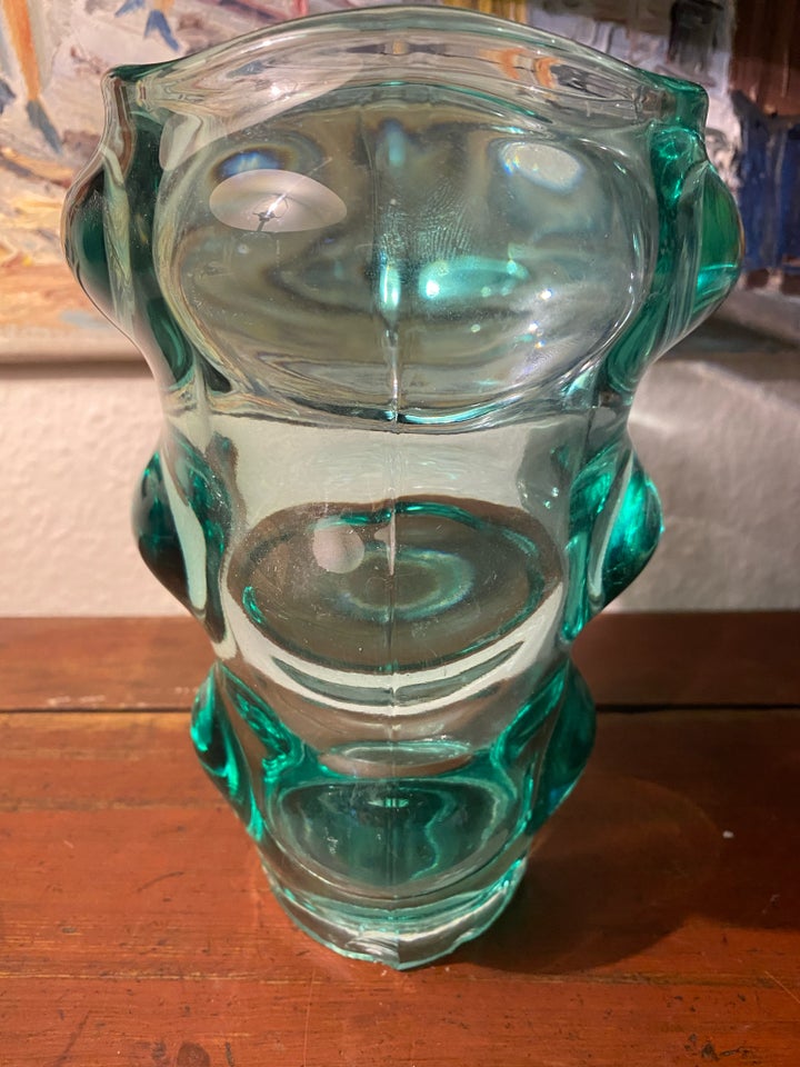 60'er grøn vase, Vintage