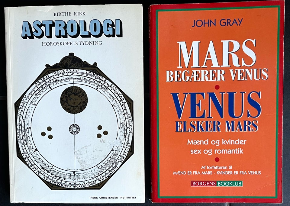 4 ASTROLOGIBØGER KR 125 astrologi