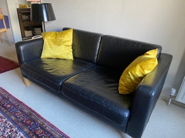 Sofa, læder, 2 pers.