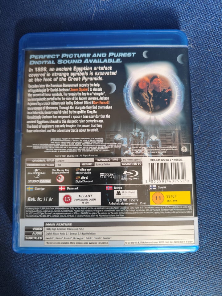 Stargate, Blu-ray, action