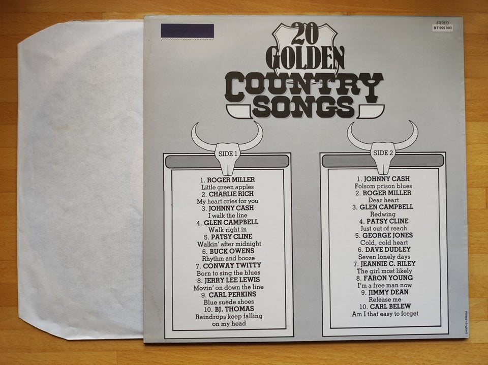 LP, 20 Golden Country Songs