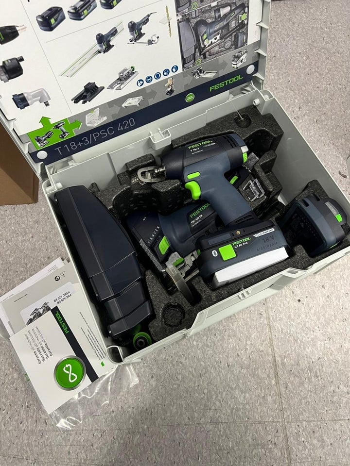 Skruemaskine, FESTOOL T 18+3/PSC