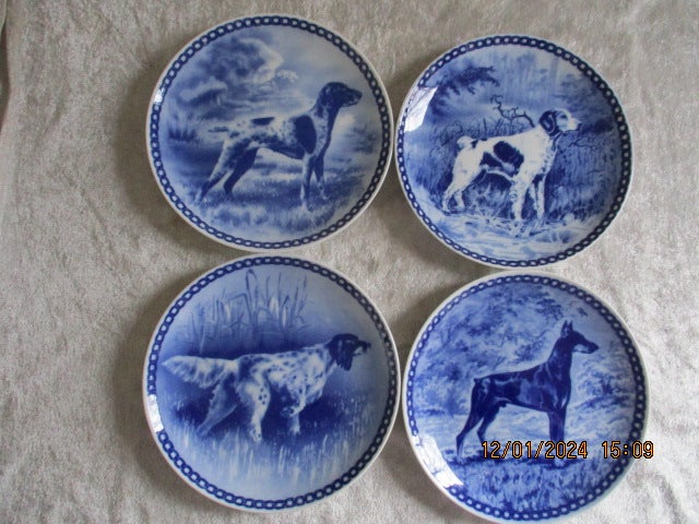 Porcelæn Platter Hunderacer