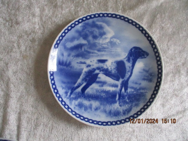 Porcelæn Platter Hunderacer