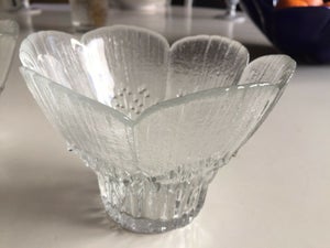 Glas skål/fyrfadsstage Iittala
