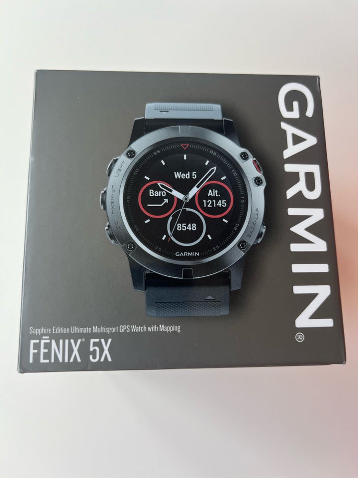 Løbeur Garmin Fenix 5 x Sapphire