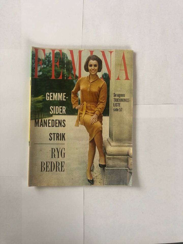 Bøger og blade, Femina Nr. 36 Sep.