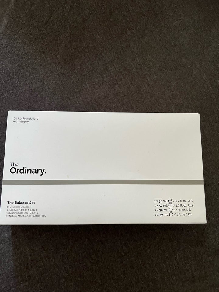 Ansigtspleje, The ordinary