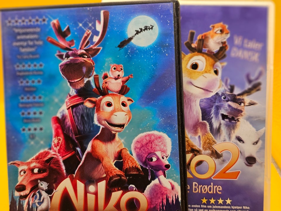 Niko det flyvende rensdyr 1+2, DVD,