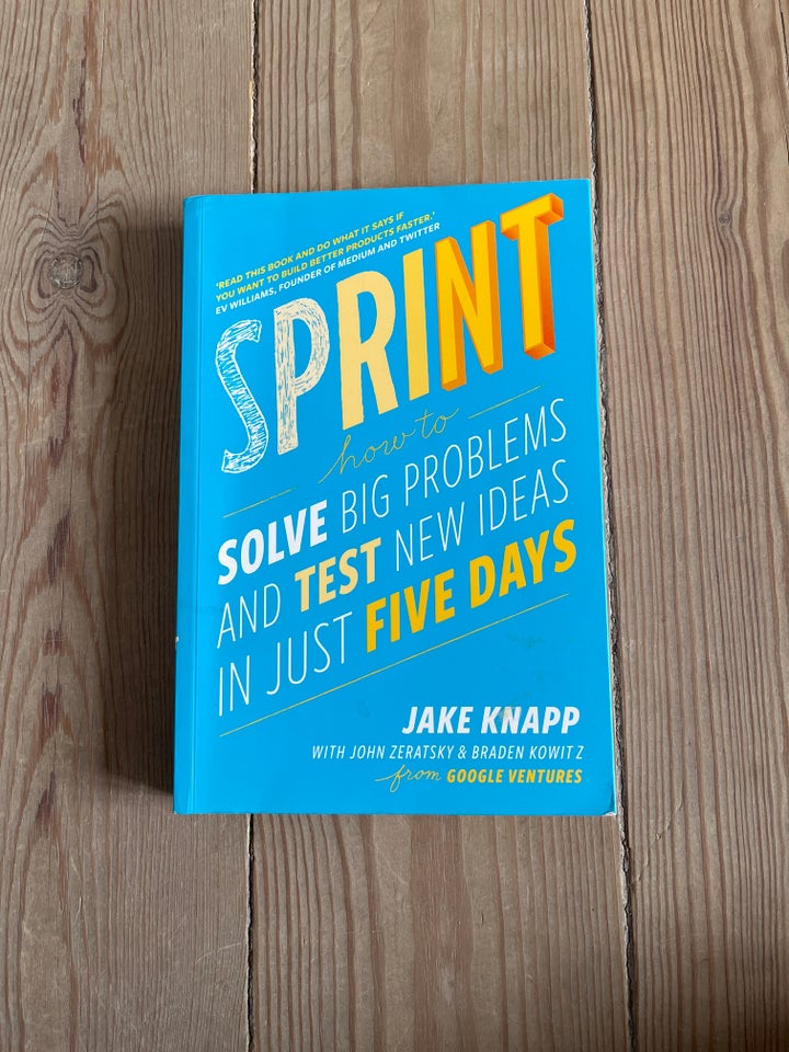 Sprint , Jake Knapp , emne: