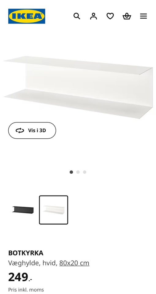 Svævehylde, IKEA