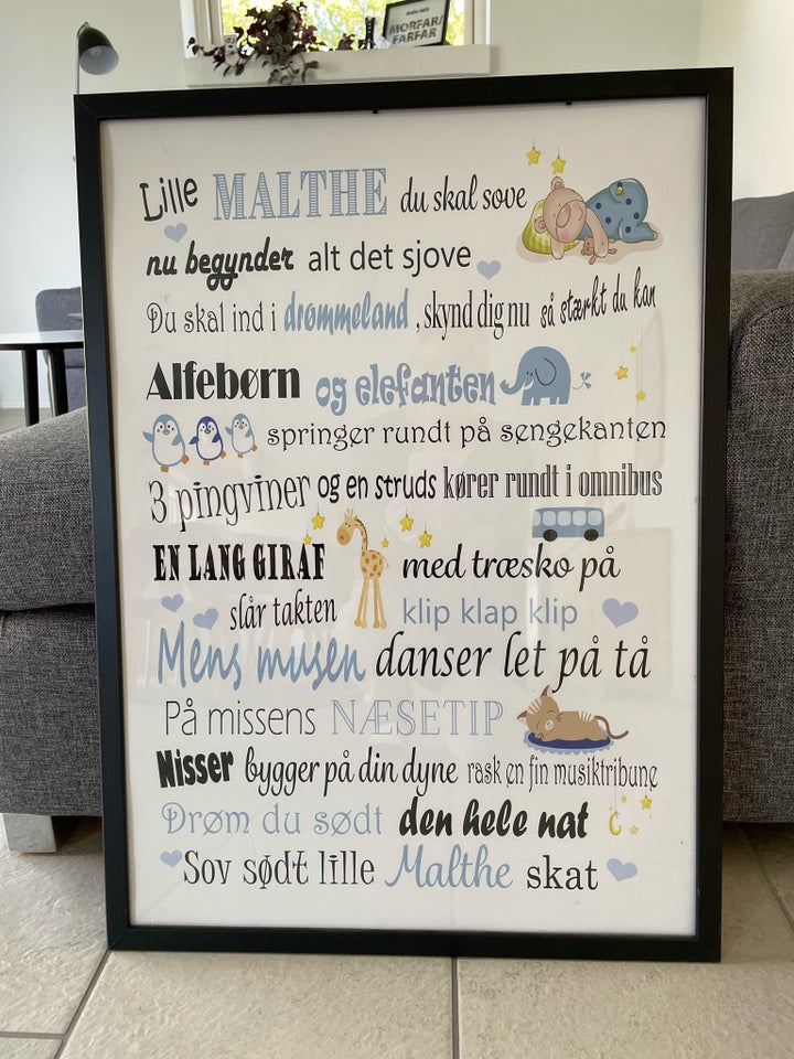 Malthe plakat motiv: Vuggevise