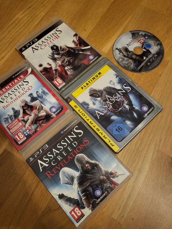 Assassins creed samling, PS3