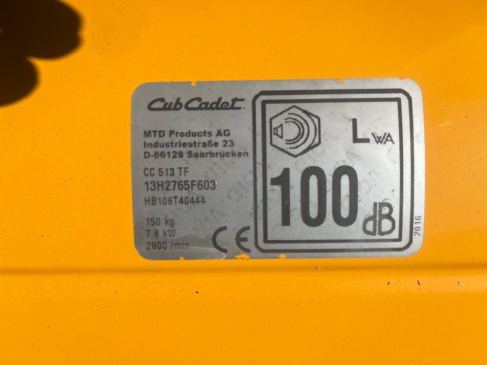 Havetraktor Cub cadet