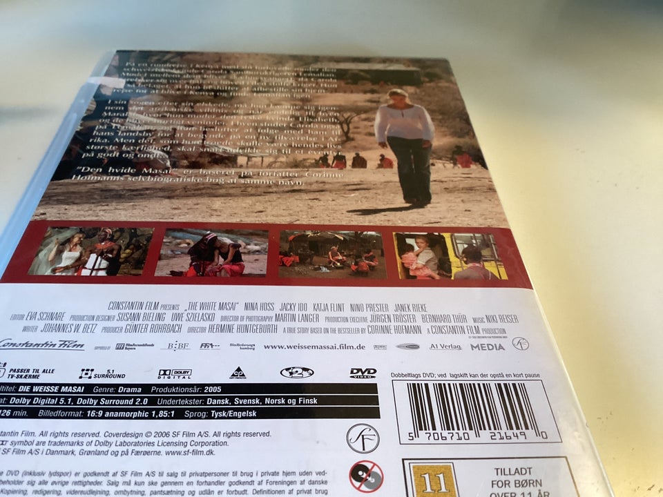 Den hvide masai  DVD drama