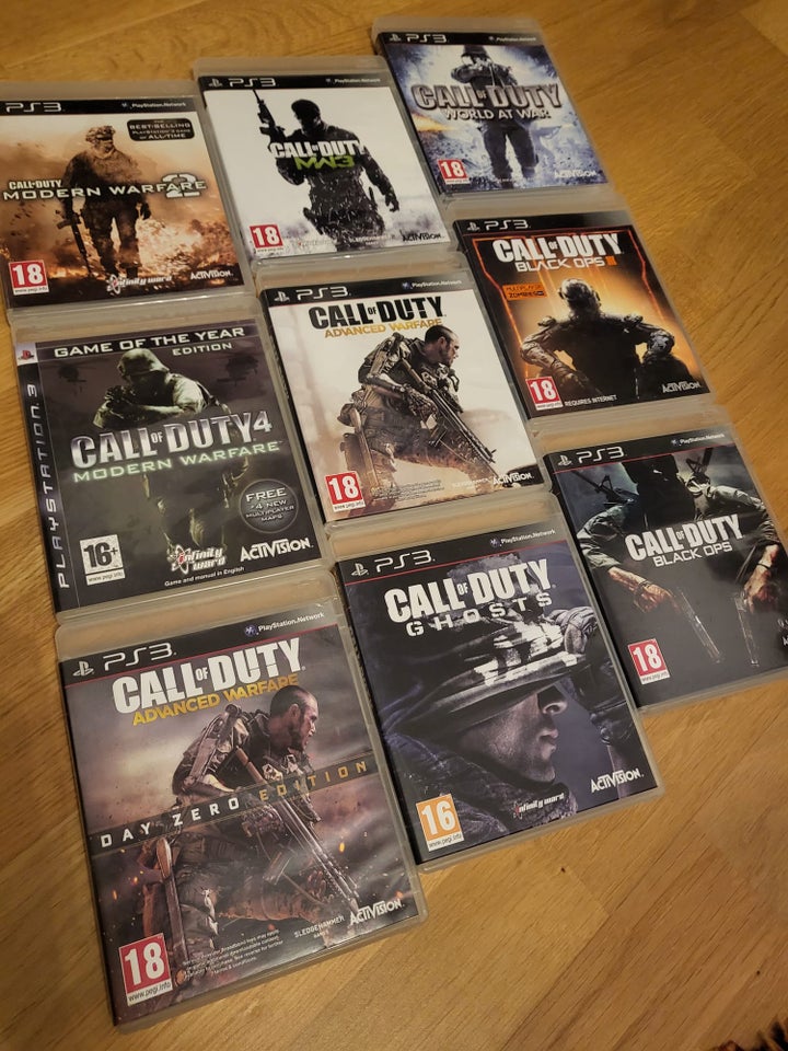 Call of duty samling, PS3