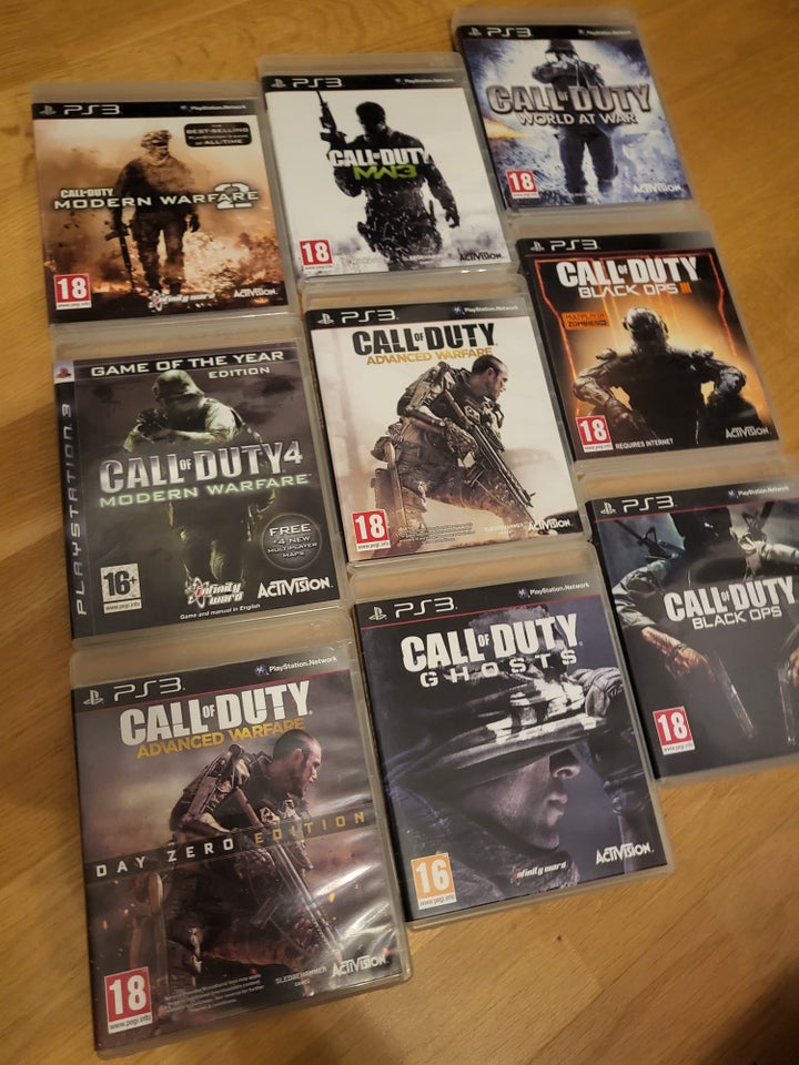 Call of duty samling, PS3