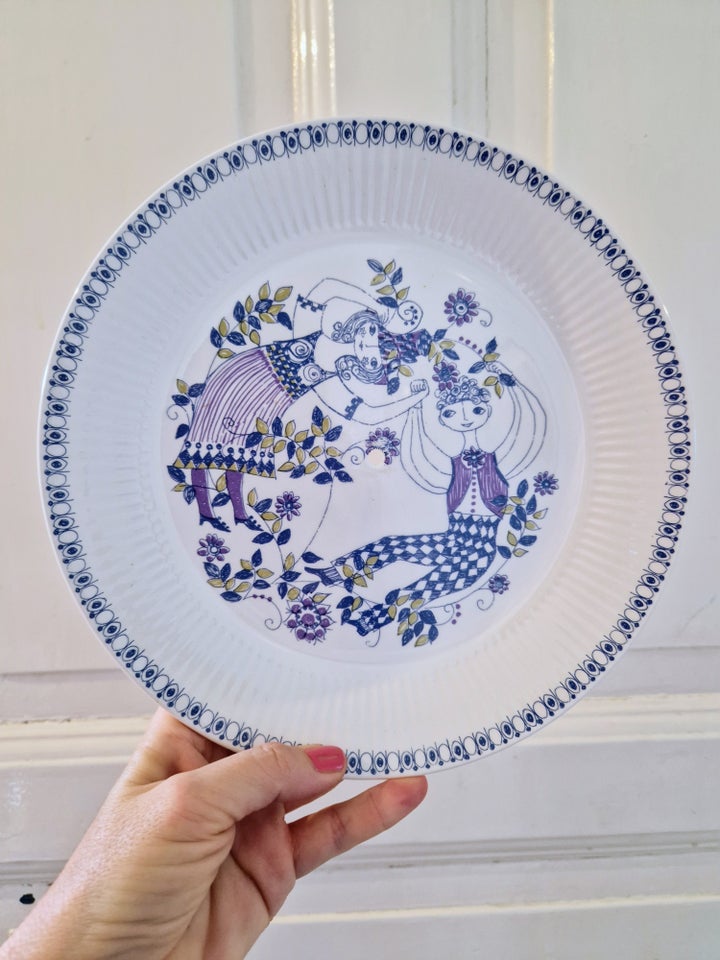 Porcelæn Tallerken Turi lotte