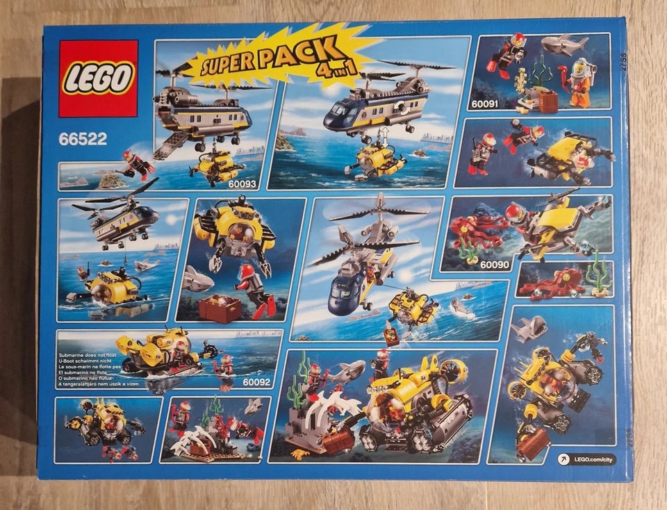 Lego City, 66522 - Super Pack 4 in 1