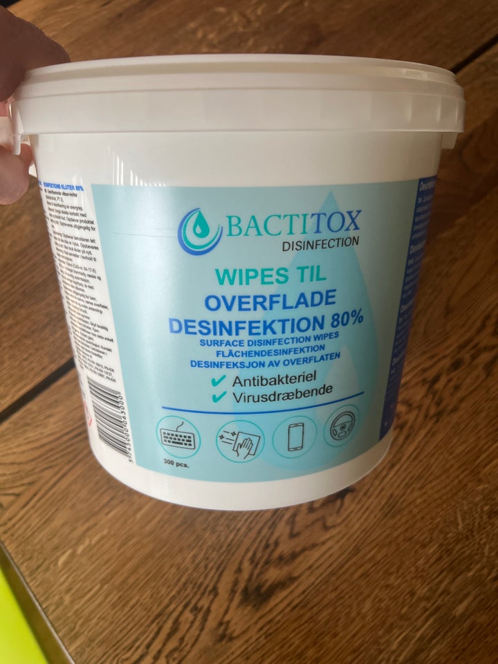 Wipes, Bactitox