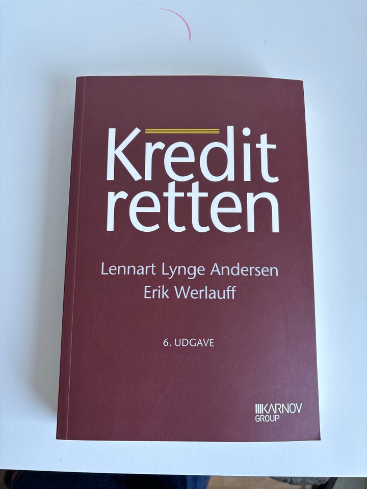 Kreditretten Af Lennart Lynge