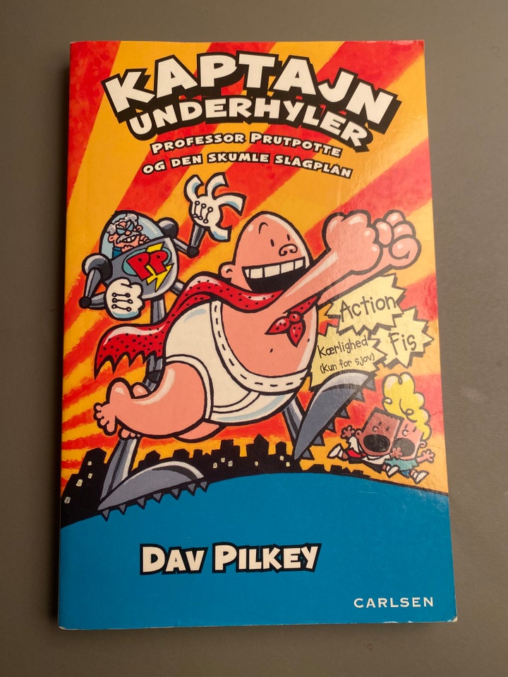 Kaptajn underhyler, Dav Pilkey