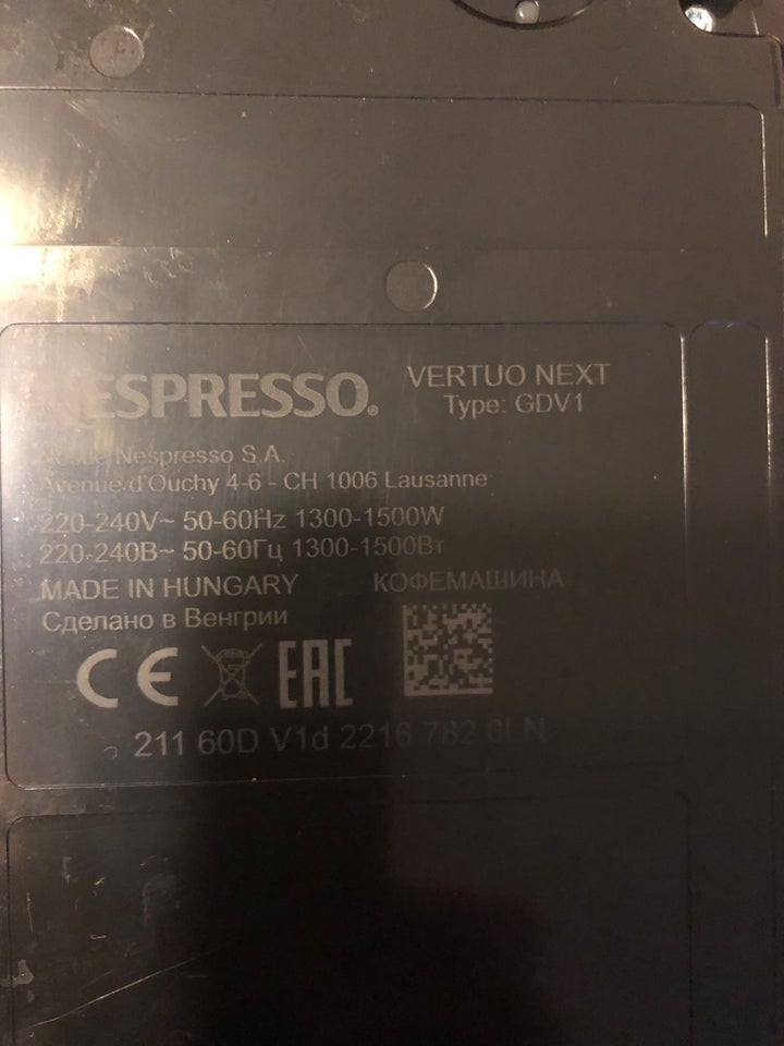 Espresso maskine, Nespresso