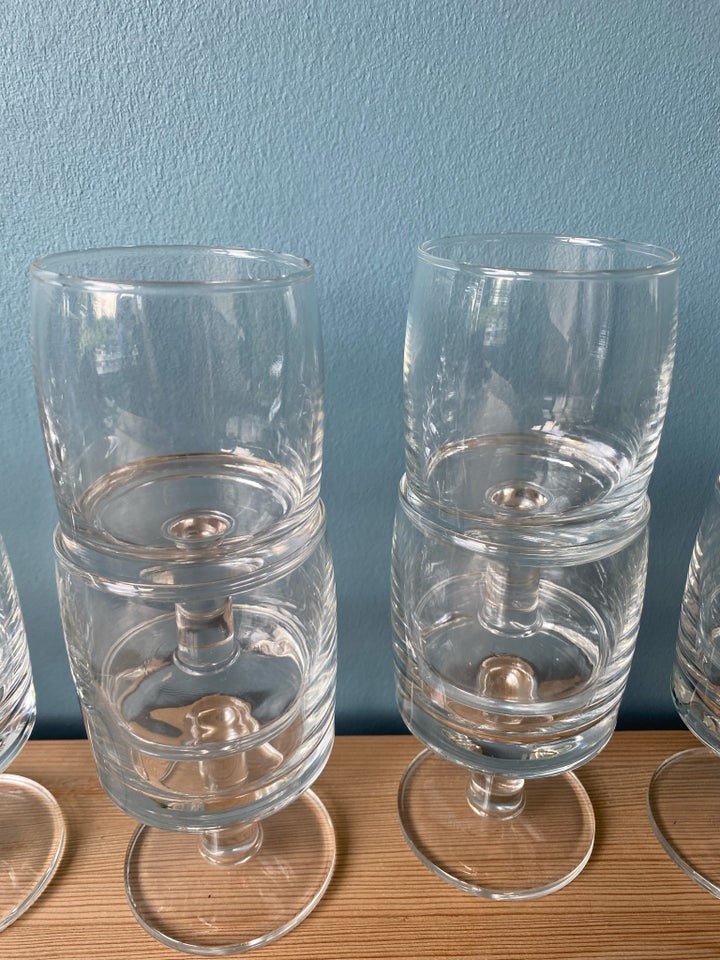 Glas Vinglas 5 rød og 5 hvid