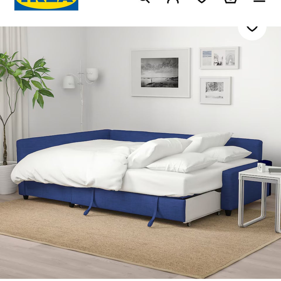 Sovesofa, FRIHETEN IKEA, b: 140 l: