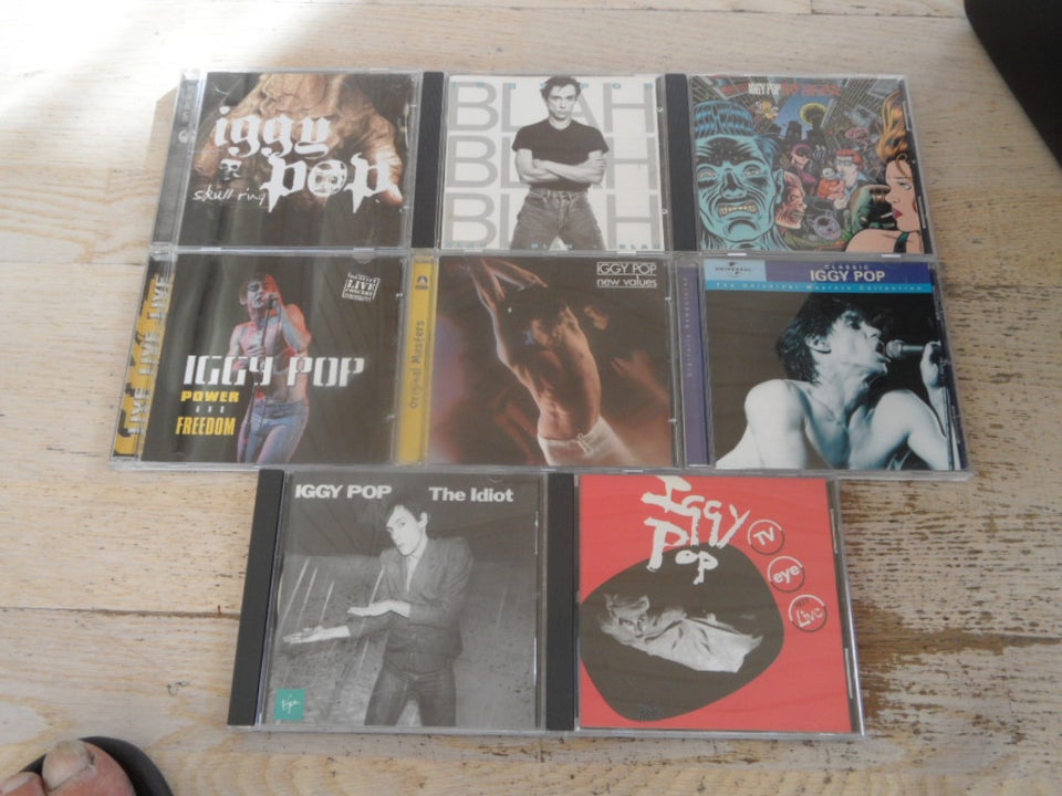 IGGY POP: 8 CD MED IGGY POP rock