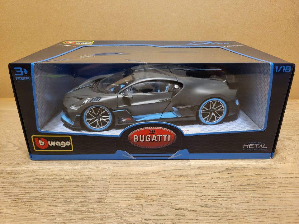 Modelbil, Bugatti Divo 2018, skala