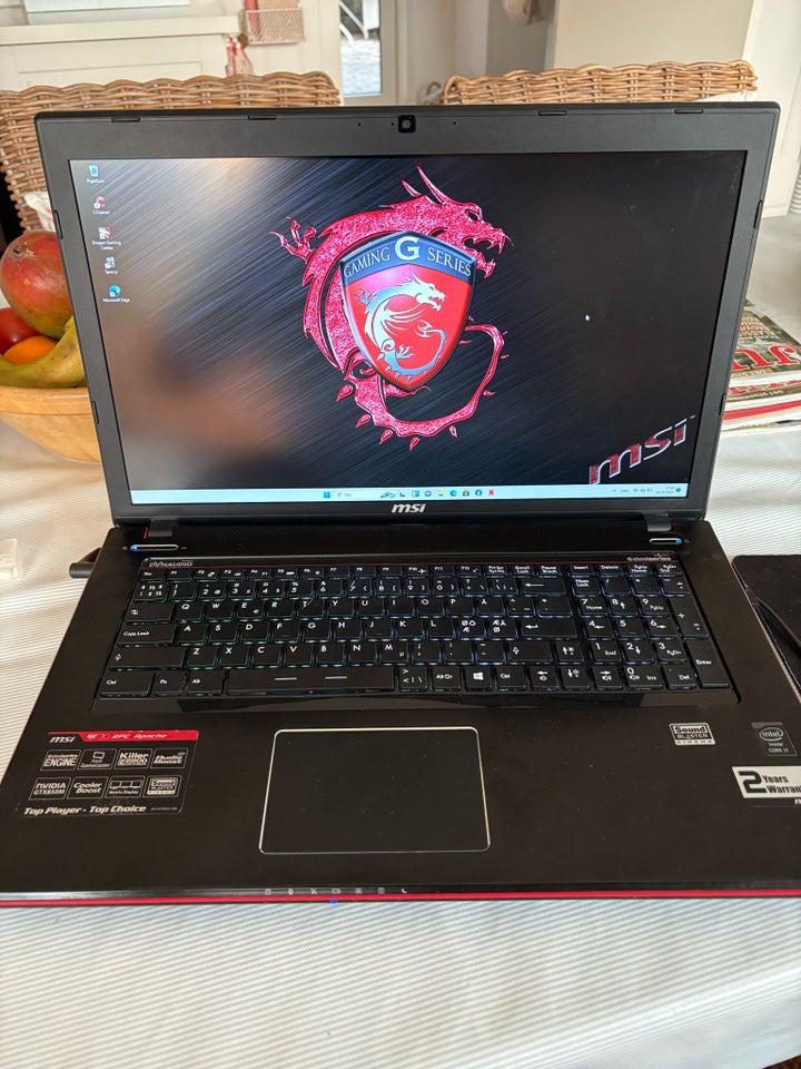 MSI Gp70 Apache Pro 17.3" ( Win 11) ,