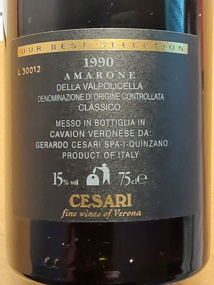 Vin, Cesari Amarone della