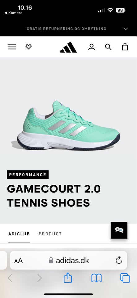 Tennissko Adidas Gamecourt 20 