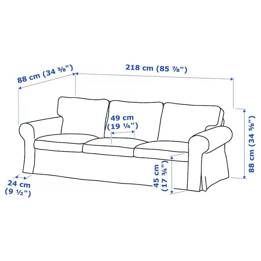 Sofa, 3 pers. , EKTORP