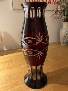 Vase Bøhmisk krystal