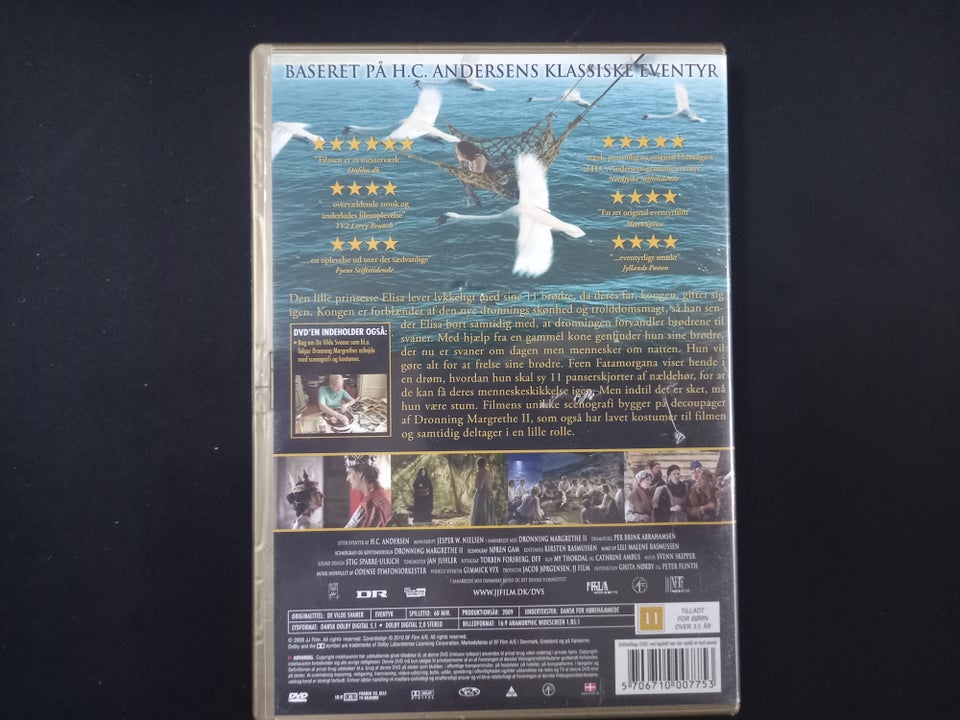 De vilde Svaner, DVD, eventyr