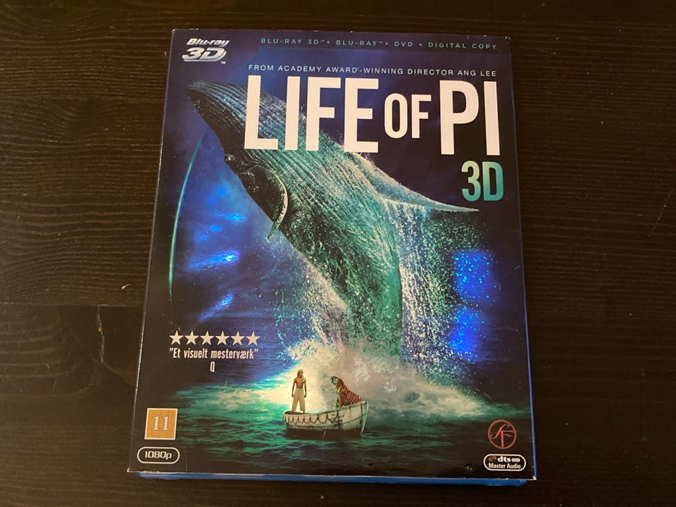 Life of Pi, Blu-ray, drama