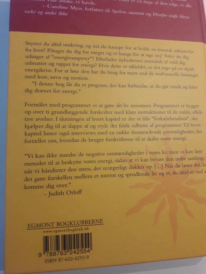 Positiv energi, Judith Orloff,