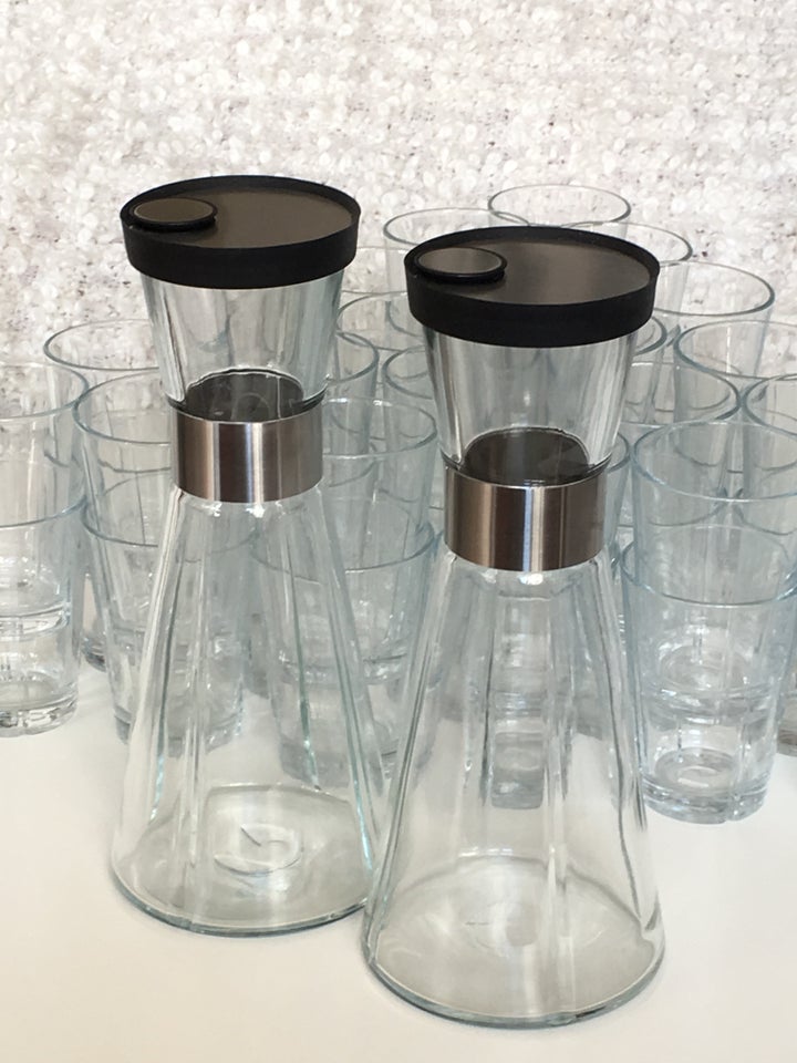 Glas, Vandglas samt karafler,