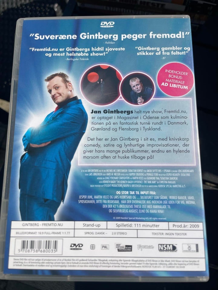 Fremtid nu DVD stand-up